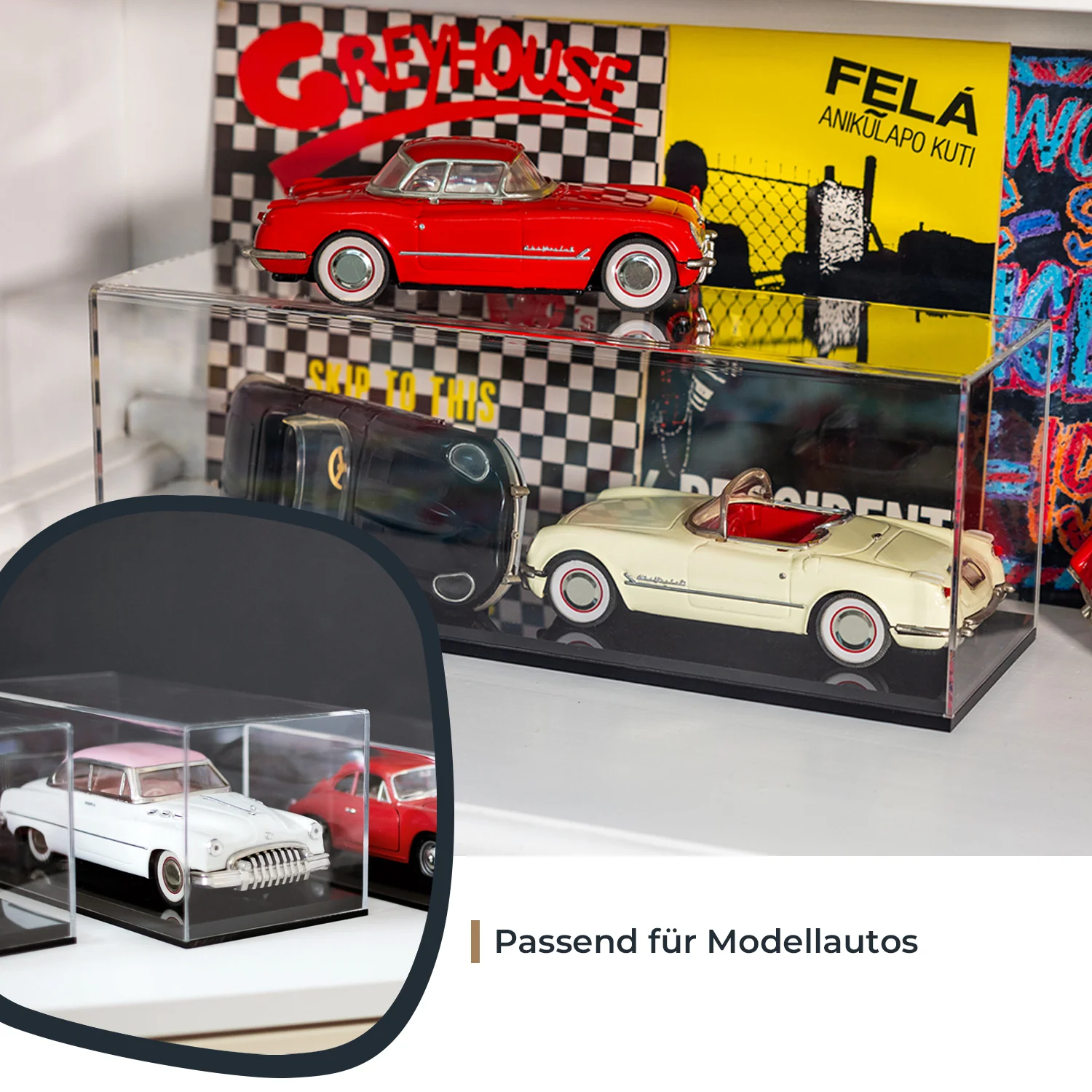 Acryl Vitrine für Modellautos, Figuren, HMF 46800 - Image 12