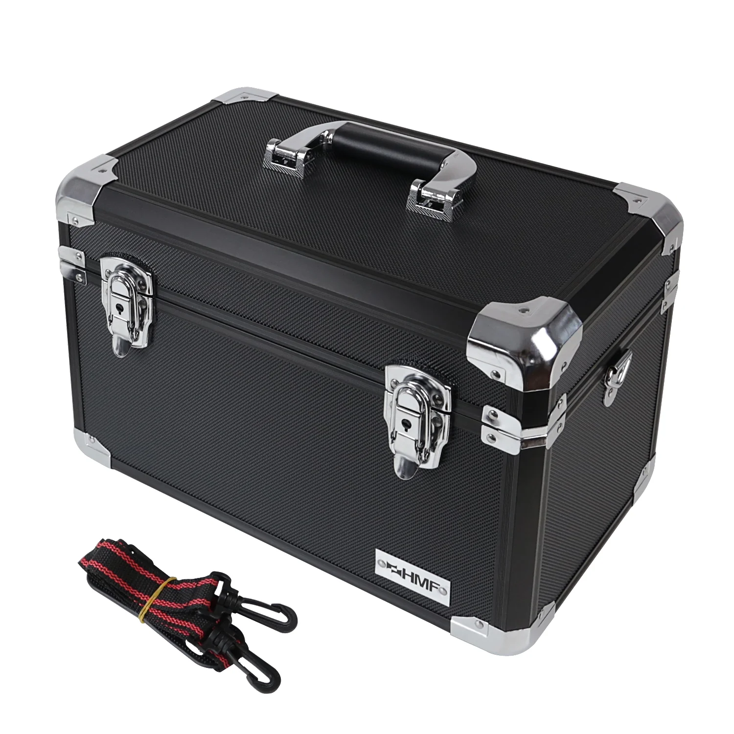 Alu Aufbewahrungsbox Transportkoffer, verstellbare Facheinteilung, HMF 14801-02, 40 x 27,5 x 23,5 cm - Image 3