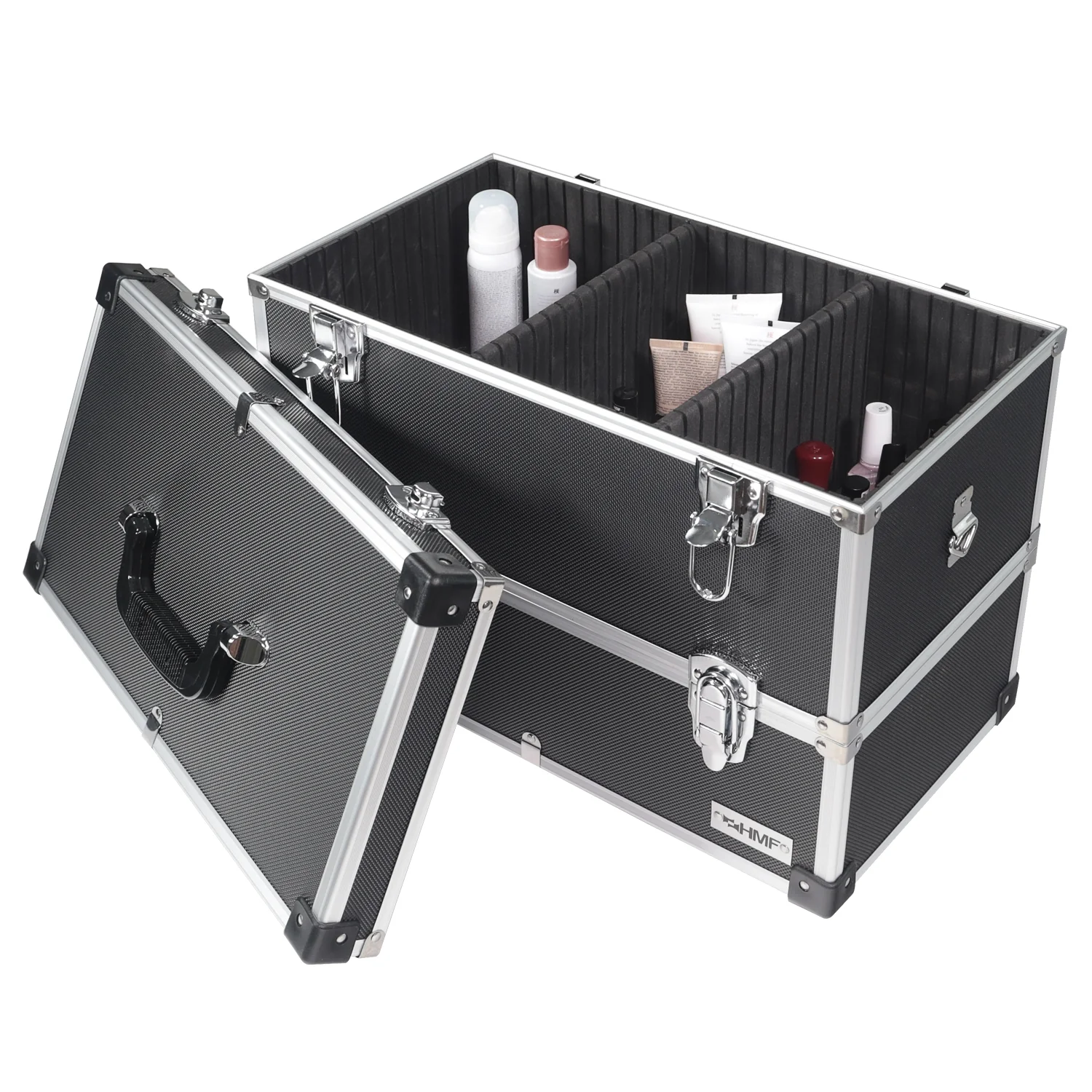 Alu Werkzeugkoffer Etagen leer, verstellbare Facheinteilung, HMF 14600 - Image 23