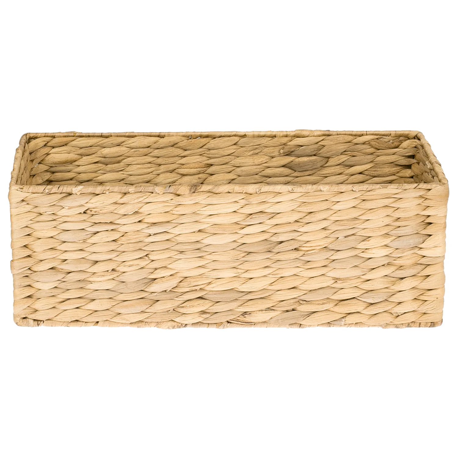 Aufbewahrungskorb passend für KALLAX halbes Fach, Korb geflochten aus Wasserhyazinthe für Badezimmer, Küche und Wohnbereich, HMF3727 - Image 28
