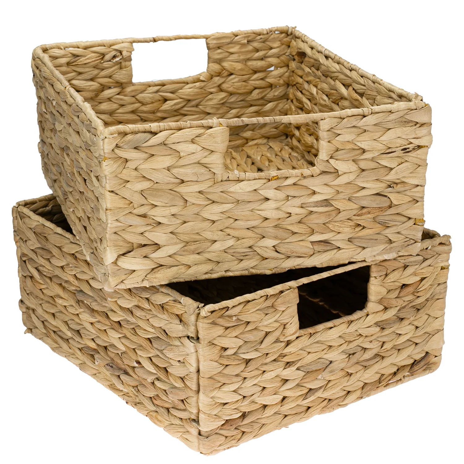 Aufbewahrungskorb geflochten aus Wasserhyazinthe, passend für Kallax, HMF 372430, 30 x 34 x 15 cm - Image 29