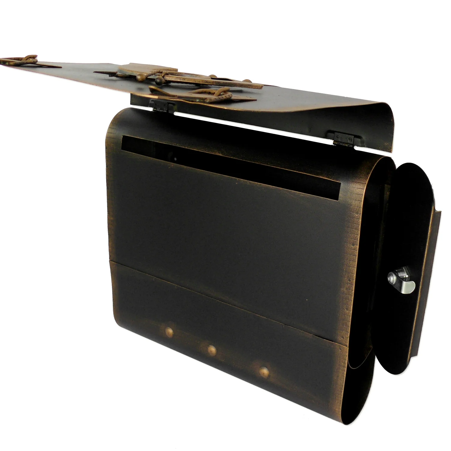 Briefkasten Alter Schulranzen mit Posthorn PH3, 40 x 40 x 9 cm - Image 13