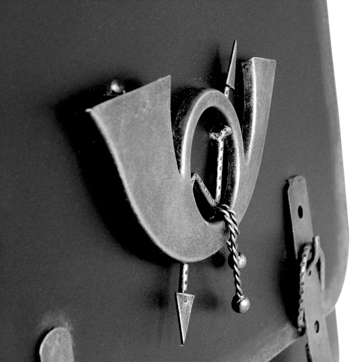 Briefkasten Alter Schulranzen mit Posthorn PH3, 40 x 40 x 9 cm - Image 3