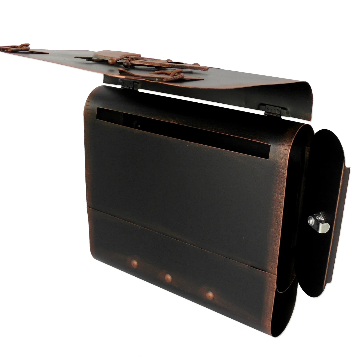 Briefkasten Alter Schulranzen mit Posthorn PH3, 40 x 40 x 9 cm - Image 9