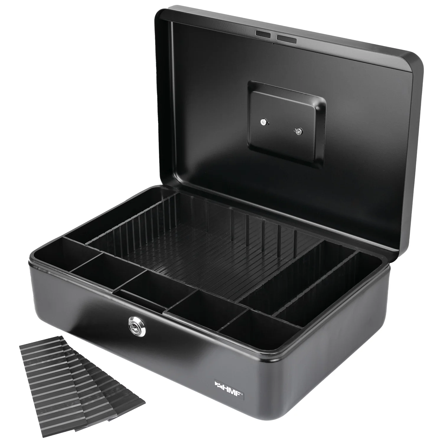 Geldkassette individuelle Facheinteilung, HMF 22036-02, 36 x 25 x 11 cm, Schwarz - Image 3