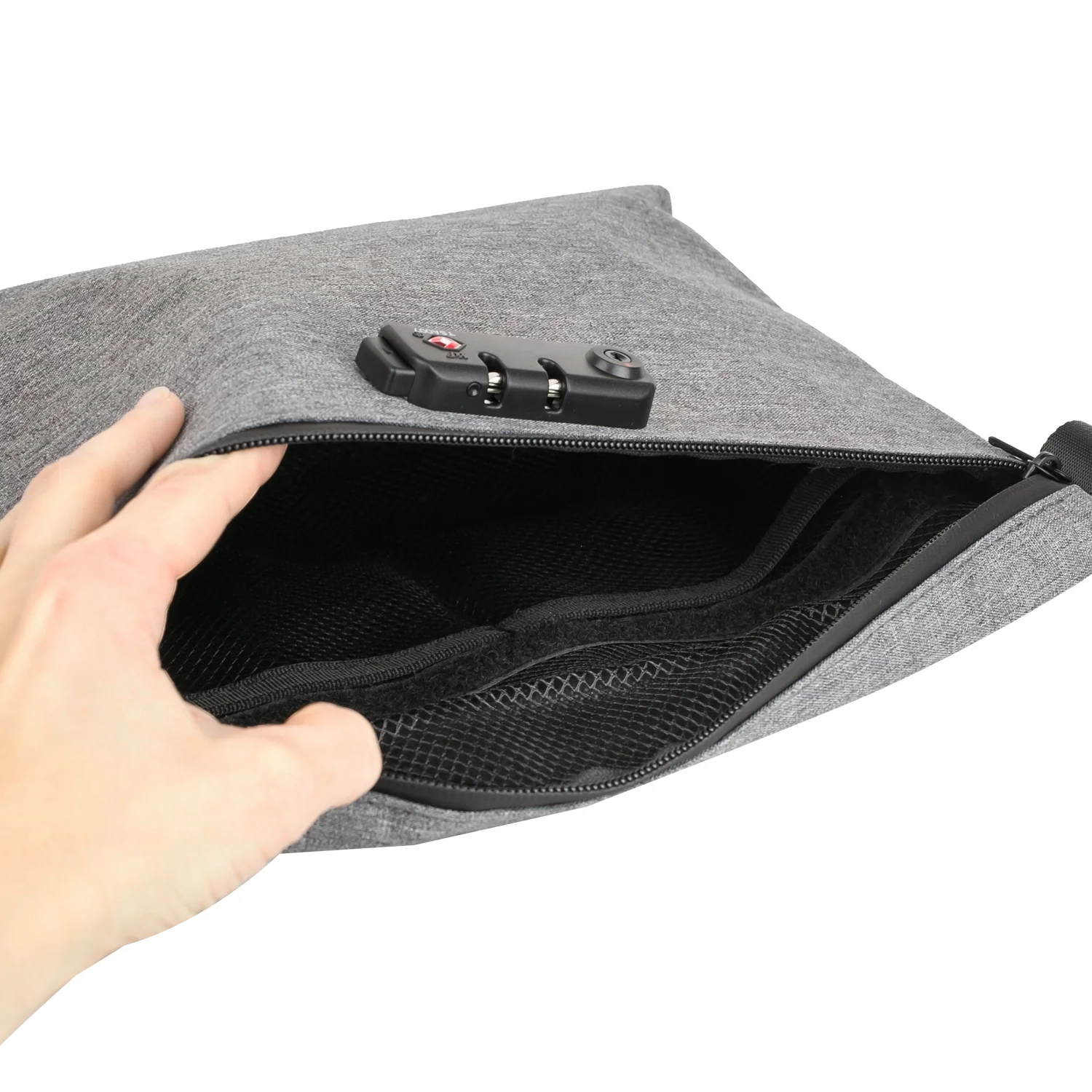 Geruchsdichte Tasche mit TSA Zahlenschloss für Reisen, HMF 4422 - Image 15