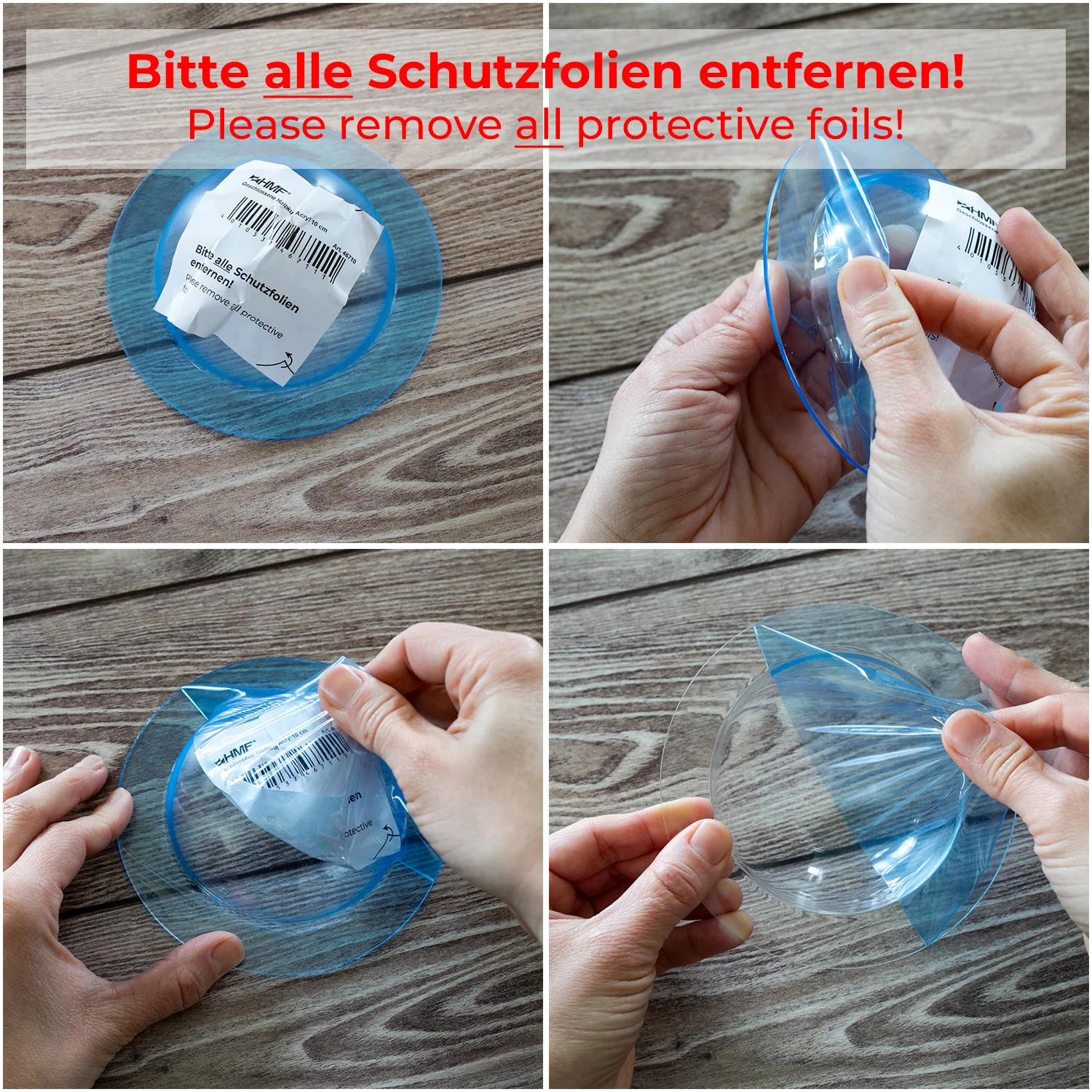 Halbkugel aus Acryl mit Krempe, HMF 46700, DIY Acrylhaube - Image 8