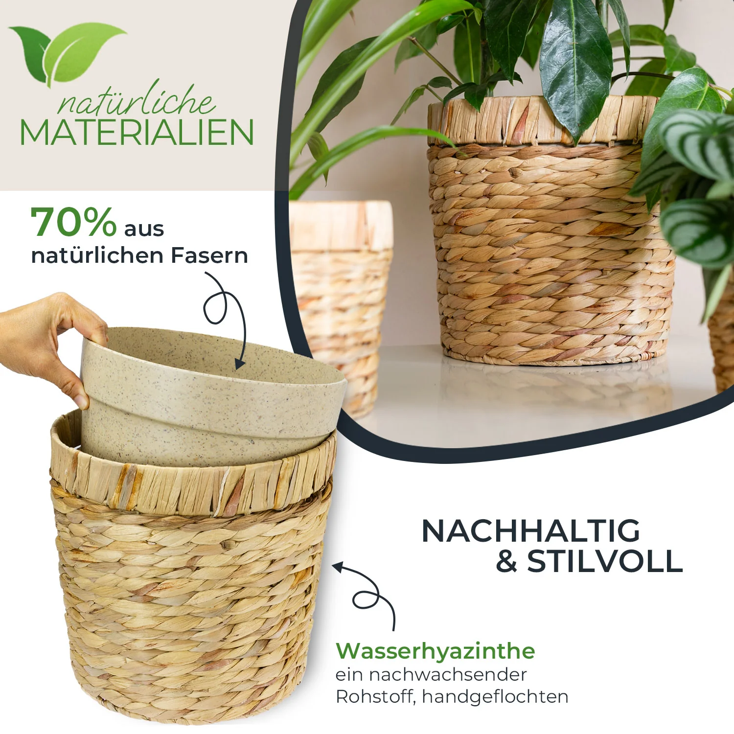 HMF 37280 Nachhaltiger Blumentopf rund geflochten aus nachwachsenden Rohstoffen - Image 53