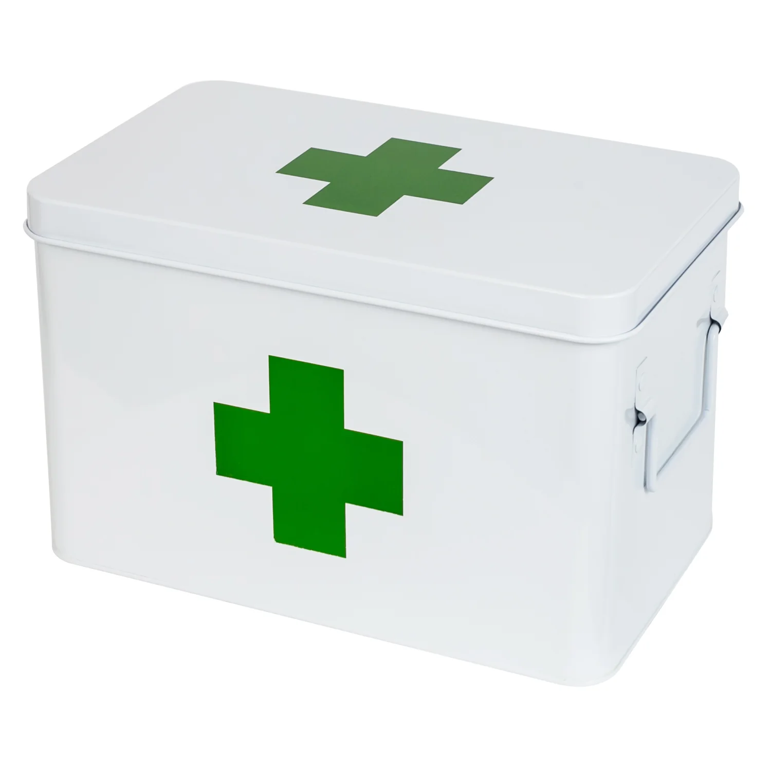 Medizinbox Hausapotheke, Metall, HMF 1771, Weiß - Image 10