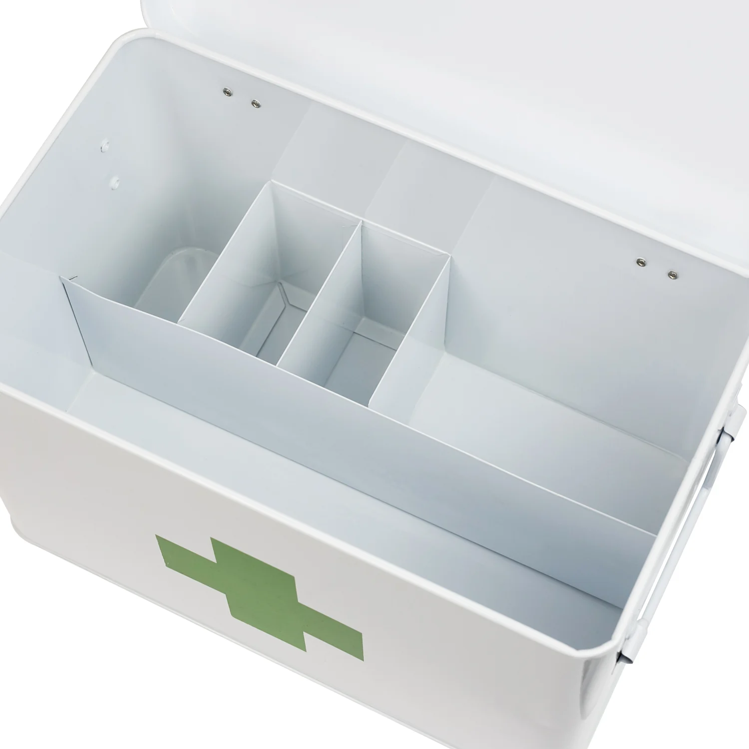 Medizinbox Hausapotheke, Metall, HMF 1771, Weiß - Image 12