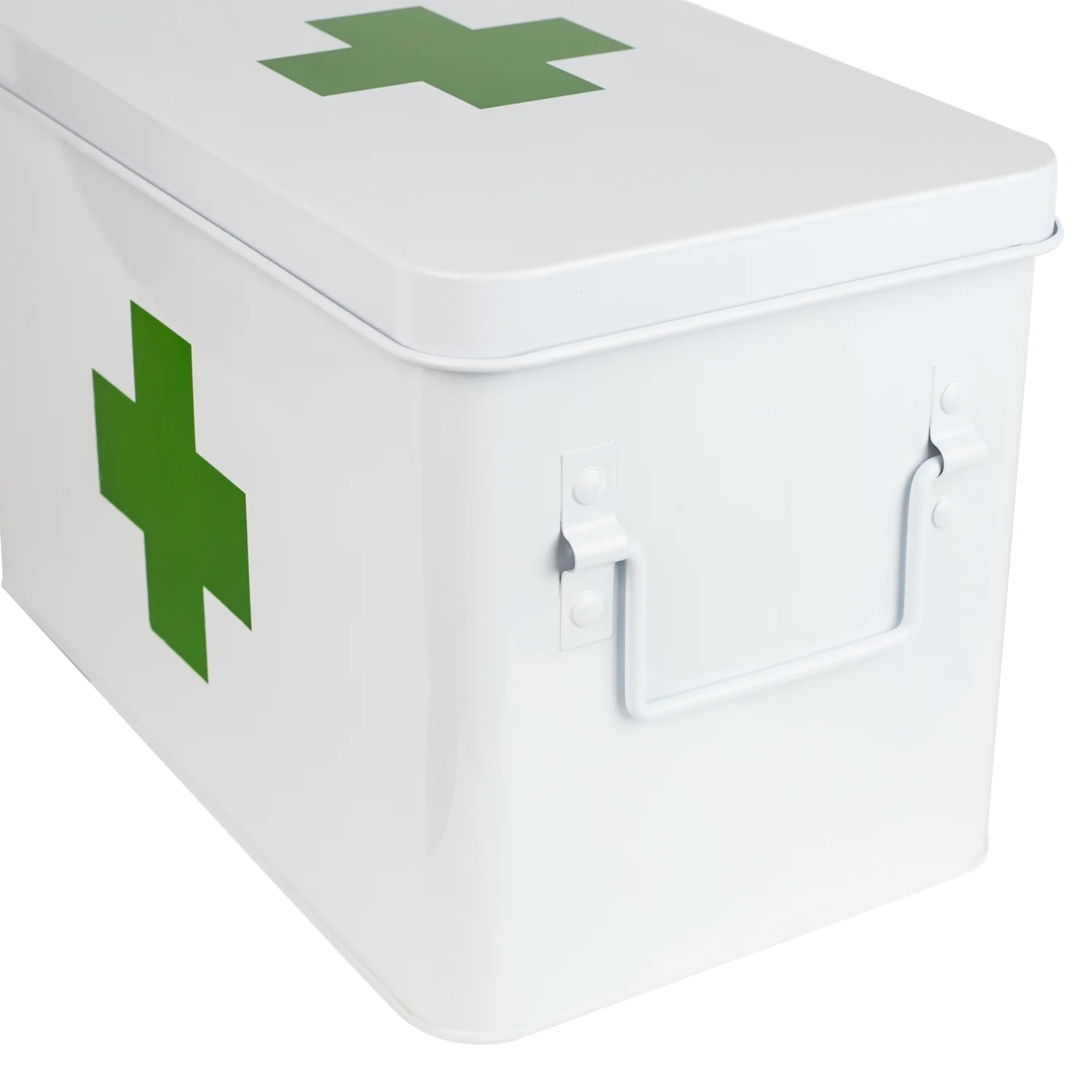 Medizinbox Hausapotheke, Metall, HMF 1771, Weiß - Image 13