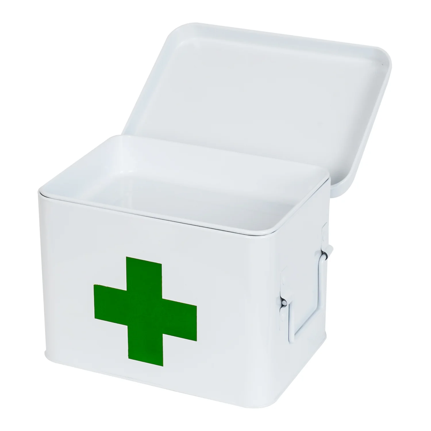 Medizinbox Hausapotheke, Metall, HMF 1771, Weiß - Image 5