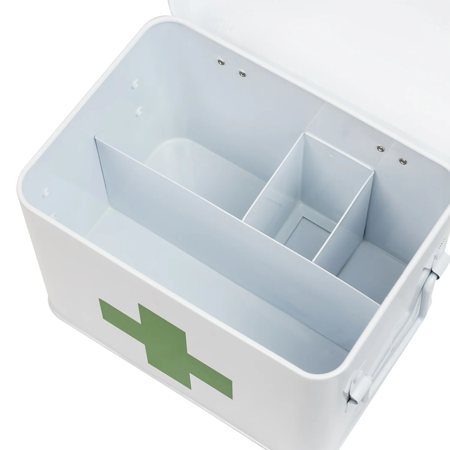 Medizinbox Hausapotheke, Metall, HMF 1771, Weiß - Image 6