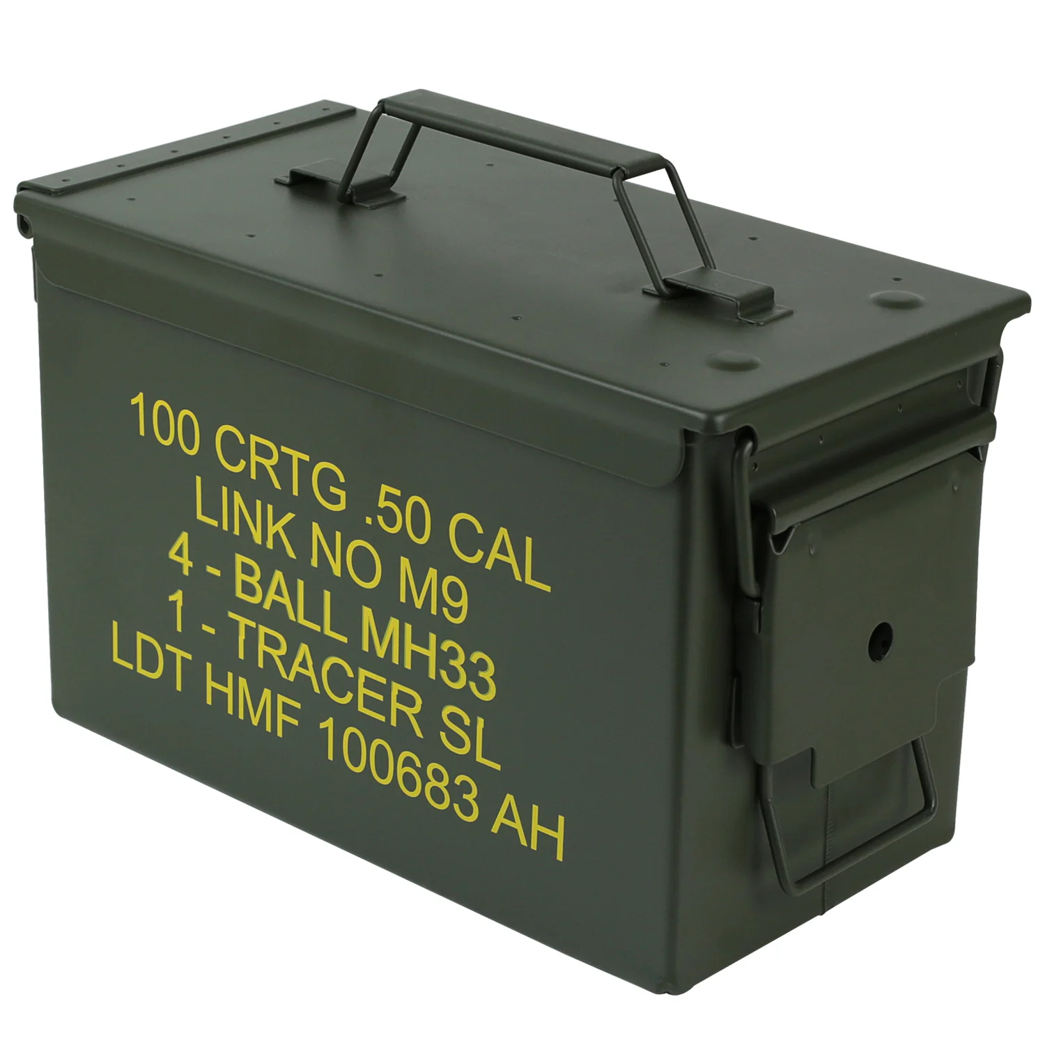 Munitionskoffer, US Ammo Box, Metallkiste, HMF 70000, Grün - Image 10