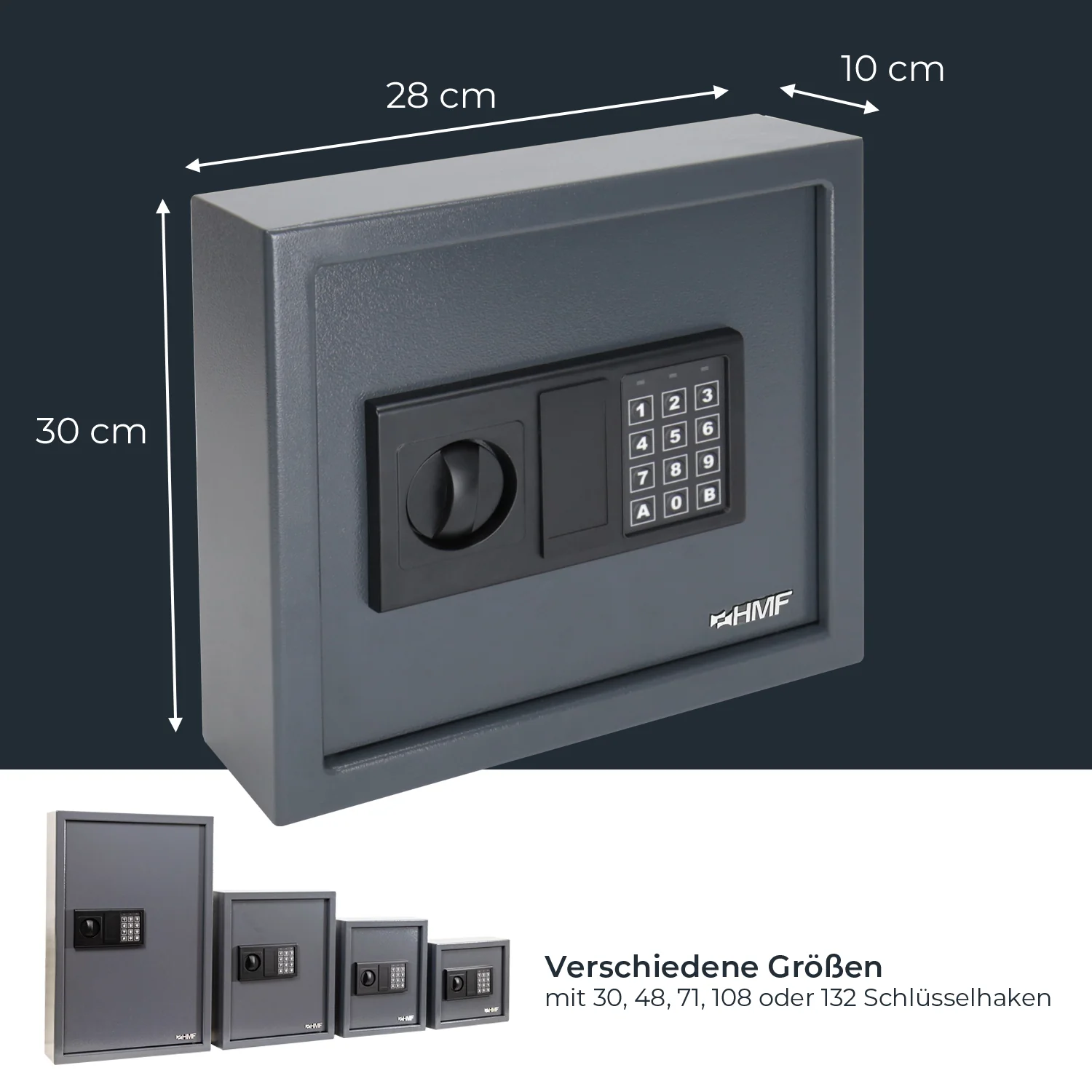 Schlüsseltresor mit Zahlencode, HMF 2000 - Image 5