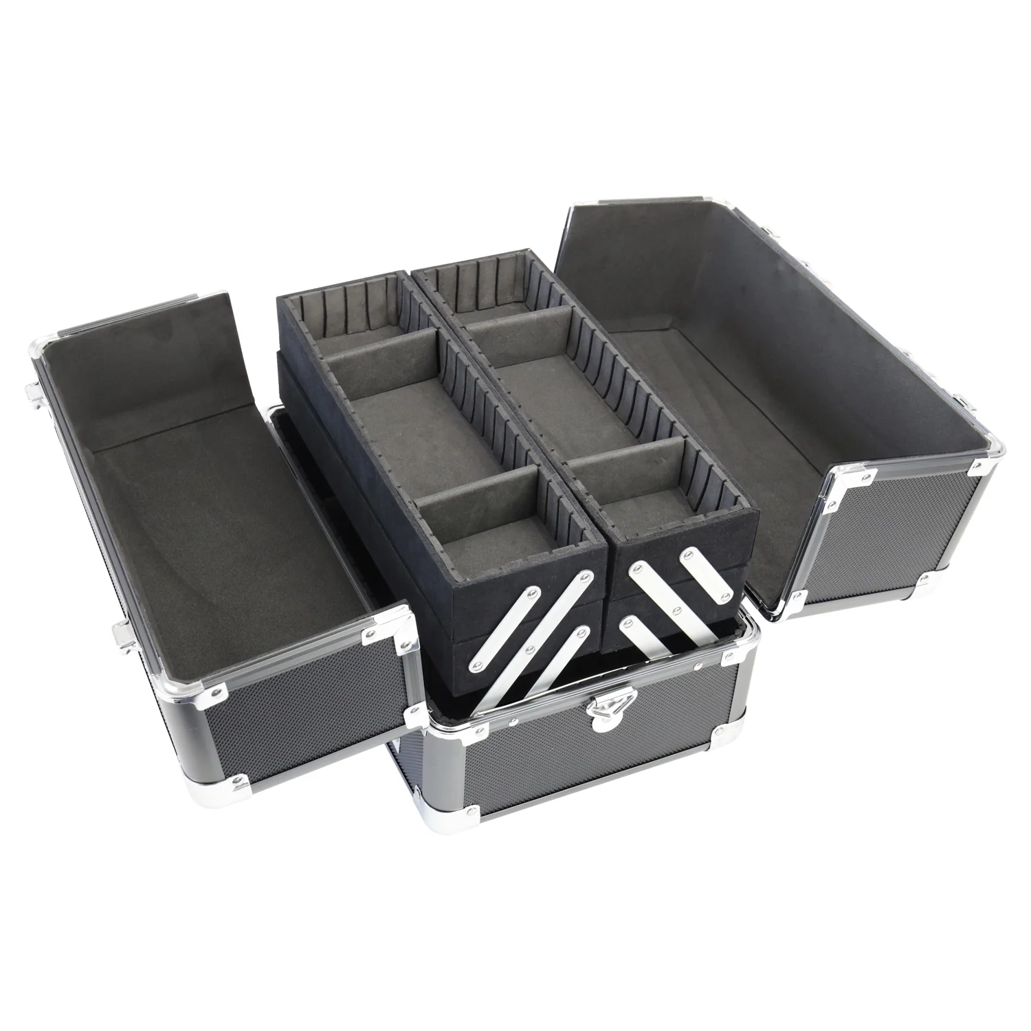 Schminkkoffer, Alu Beauty Case, HMF 14901-02, 33 x 22,5 x 24 cm - Image 3
