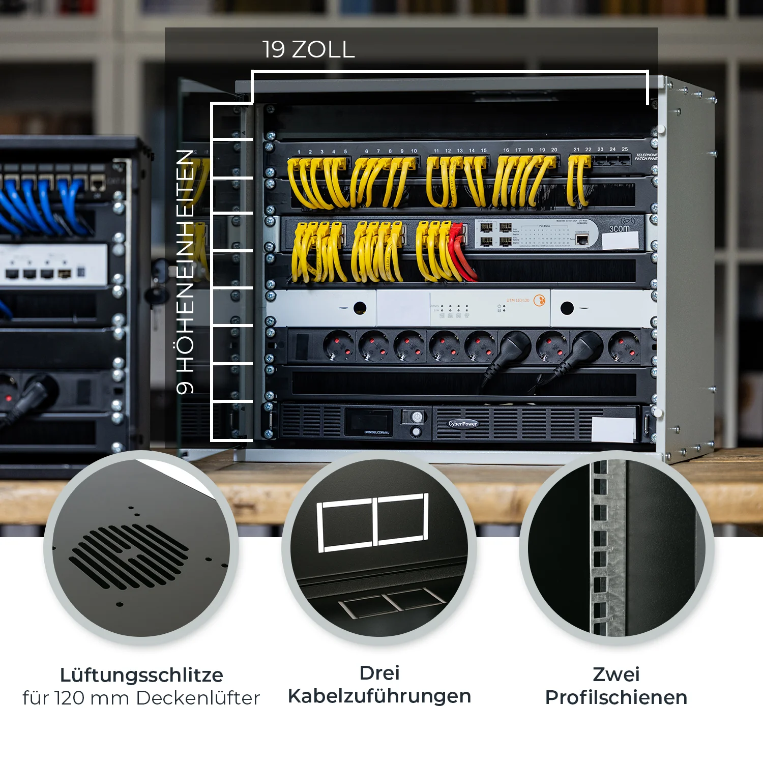 Serverschrank 19 Zoll unmontiert, HMF 65700 - Image 66