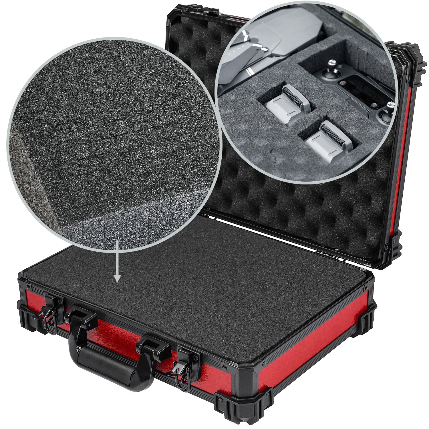 Universalkoffer mit Rasterschaumstoff, HMF 15500, 39 x 29 x 12 cm - Image 10