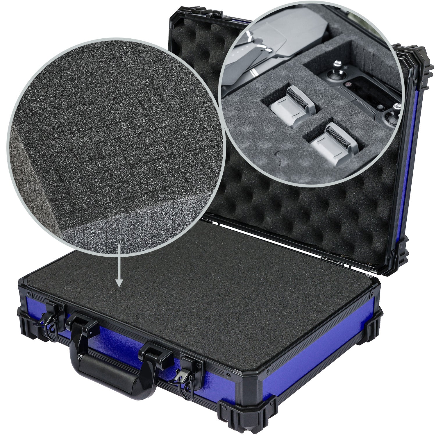 Universalkoffer mit Rasterschaumstoff, HMF 15500, 39 x 29 x 12 cm - Image 18