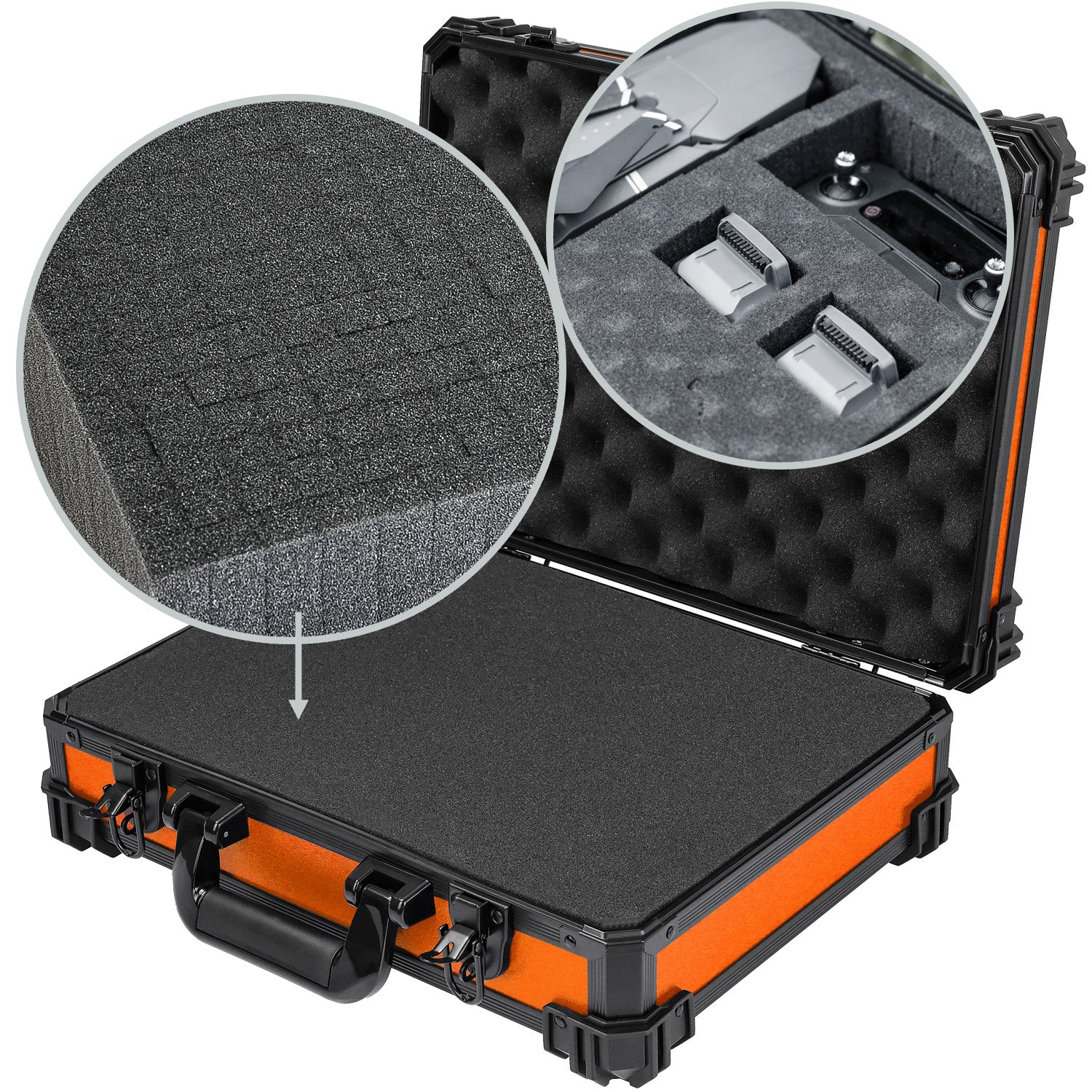 Universalkoffer mit Rasterschaumstoff, HMF 15500, 39 x 29 x 12 cm - Image 26