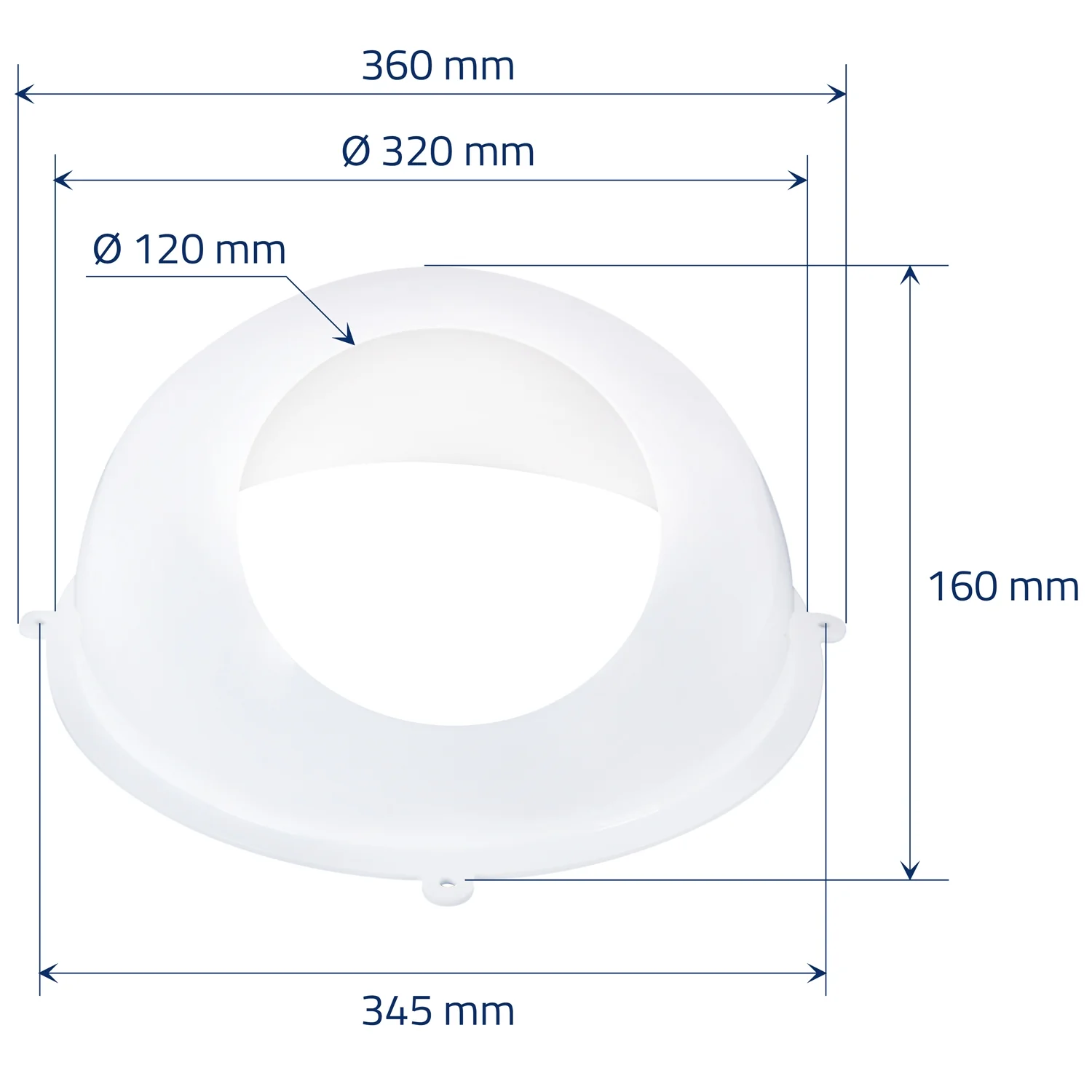 Wandregal Acrylhalbkugel, HMF 46600, Hängedisplay - Image 18