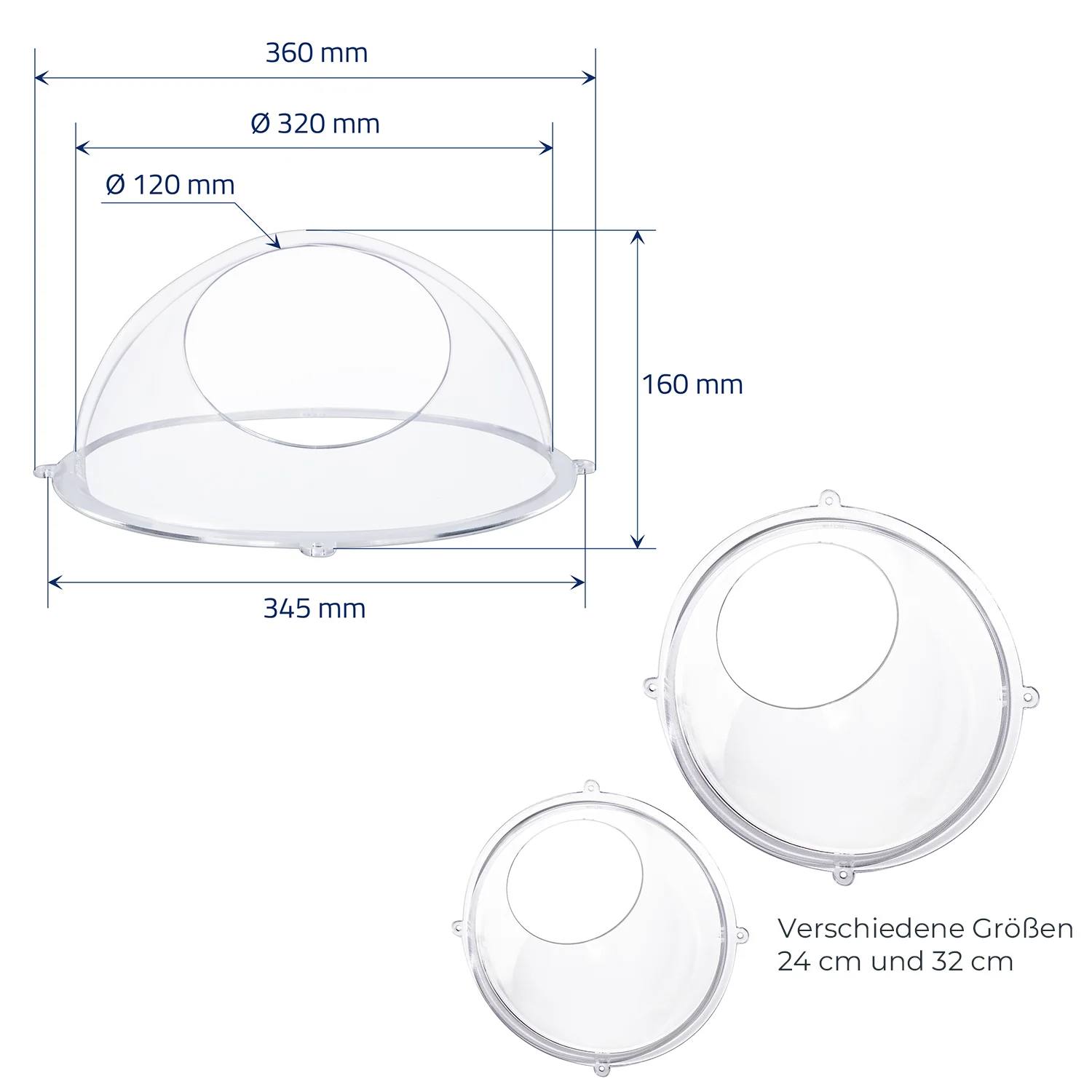 Wandregal Acrylhalbkugel, HMF 46600, Hängedisplay - Image 27